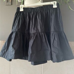 Black Tiered Skirt